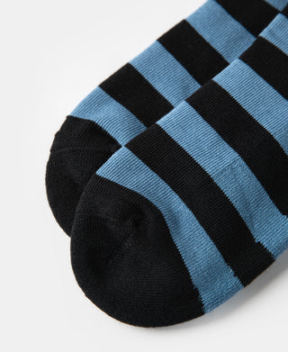 toe of Retro Striped Cotton Socks