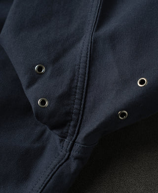 underarm ventilation eyelets of Unlined USN N-1 Deck Jacket
