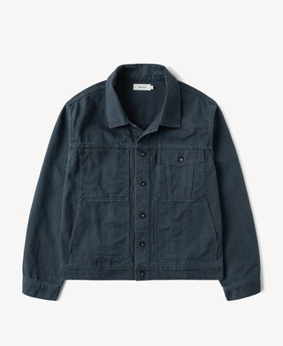Utility Canvas Field Cruiser Jacket in Navy