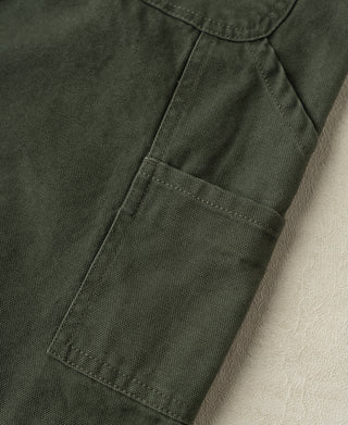 utility pocket of Duck Canvas Carpenter Cargo Shorts