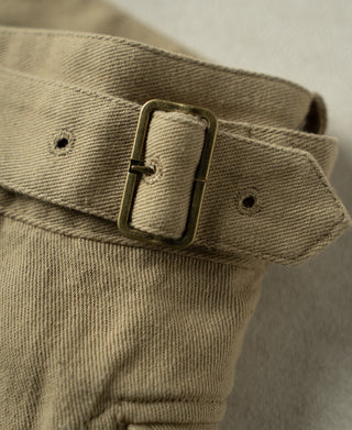 Waist Detail of British Army Cotton-Linen Gurkha Shorts