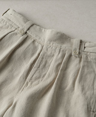 Waist Detail of British Army Cotton-Linen Gurkha Shorts