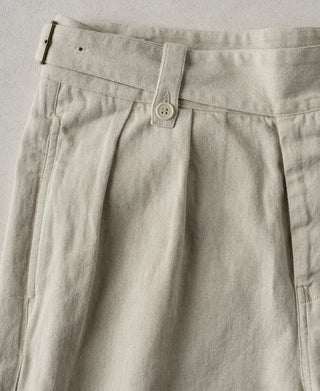 Waist Detail of British Army Cotton-Linen Gurkha Shorts