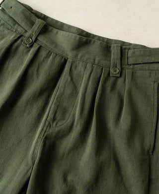 Waist Detail of British Army Cotton-Linen Gurkha Shorts