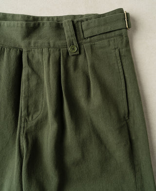 Waist Detail of British Army Cotton-Linen Gurkha Shorts
