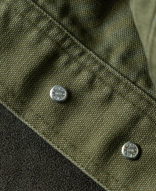 YKK tack buttons of Utility Canvas Field Cruiser Jacket